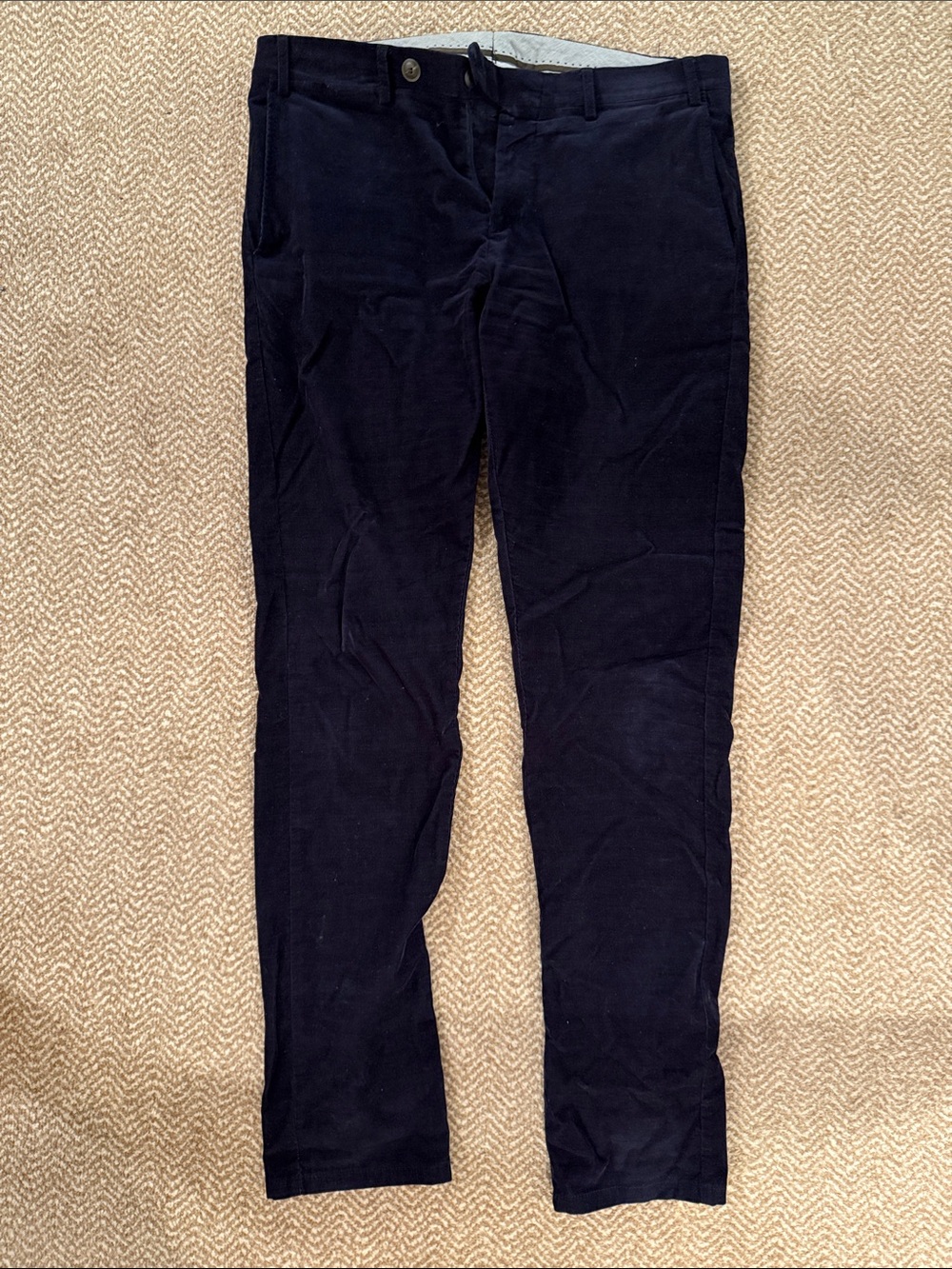 Canali Men’s Navy Corduroy Pants